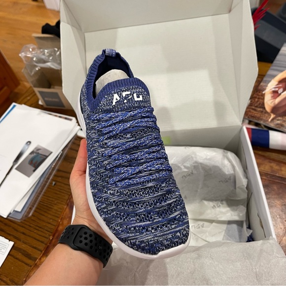 NWT APL Athletic Propulsion Labs Techloom Wave Blue Running Shoes M 7 / W 9 - Picture 10 of 16